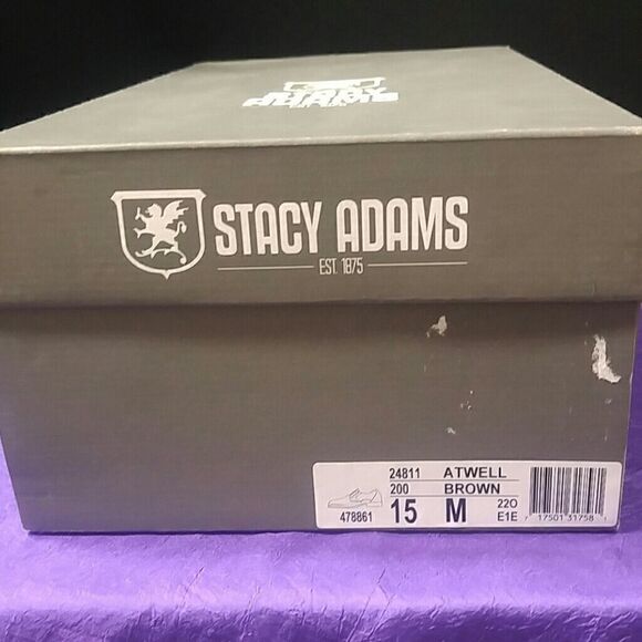 STACY ADAMS ATWELL PLAIN TOE OXFORD 15M main image 4